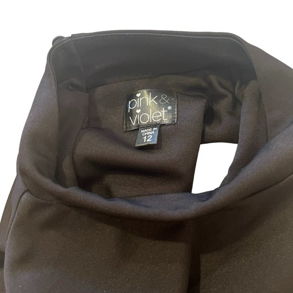 Girl's Pink & Violet Sleeveless Fit & Flare Dress In Zebra Size 12 - Picture 4 of 4